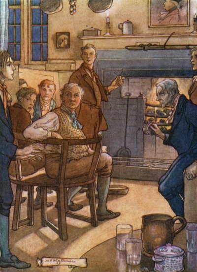 Illustration for Silas Marner by Mary V. Wheelhouse